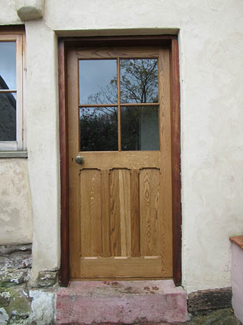 External glazed oak door, handmade in Shropshire